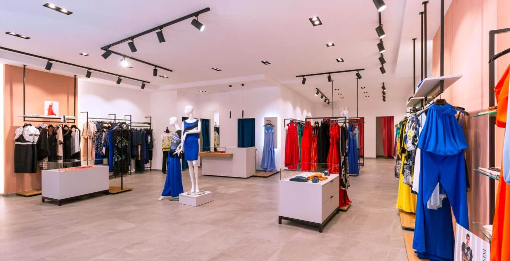 Arredamento negozio cerimonia: progetto e realizzazione a cura di Spettacolo Design