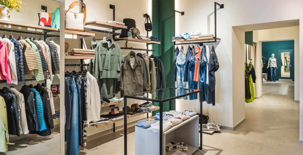 Spettacolo Design per Harris Boutique: vista del negozio